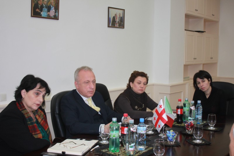 President of Italian Society of Surgery, Professor Gianluigi Melotti visited to Tbilisi State Medical University
